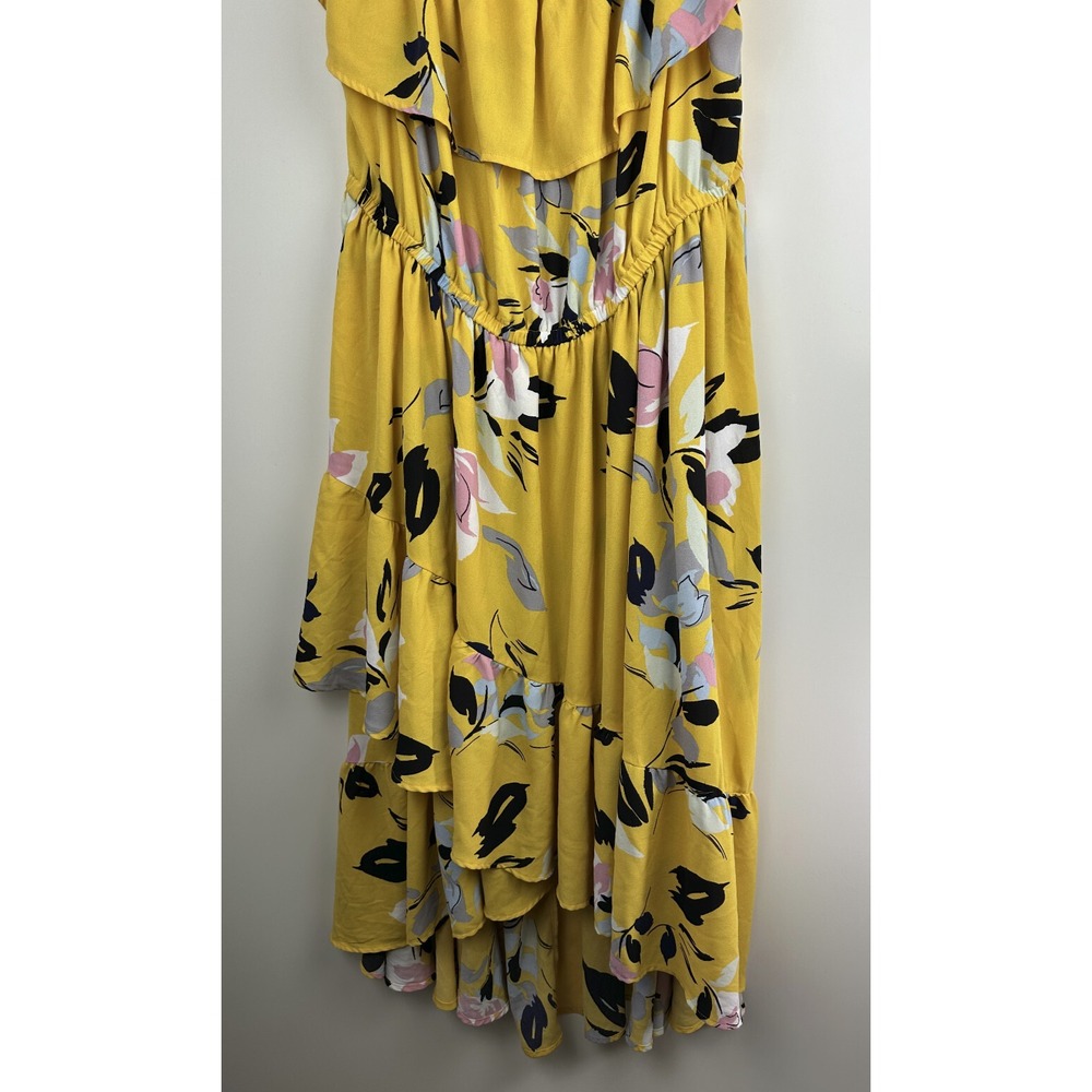 Lane Bryant Off Shoulder Ruffle Midi Dress Plus Size 22/24 Wedding Bridal Shower - Picture 9 of 15